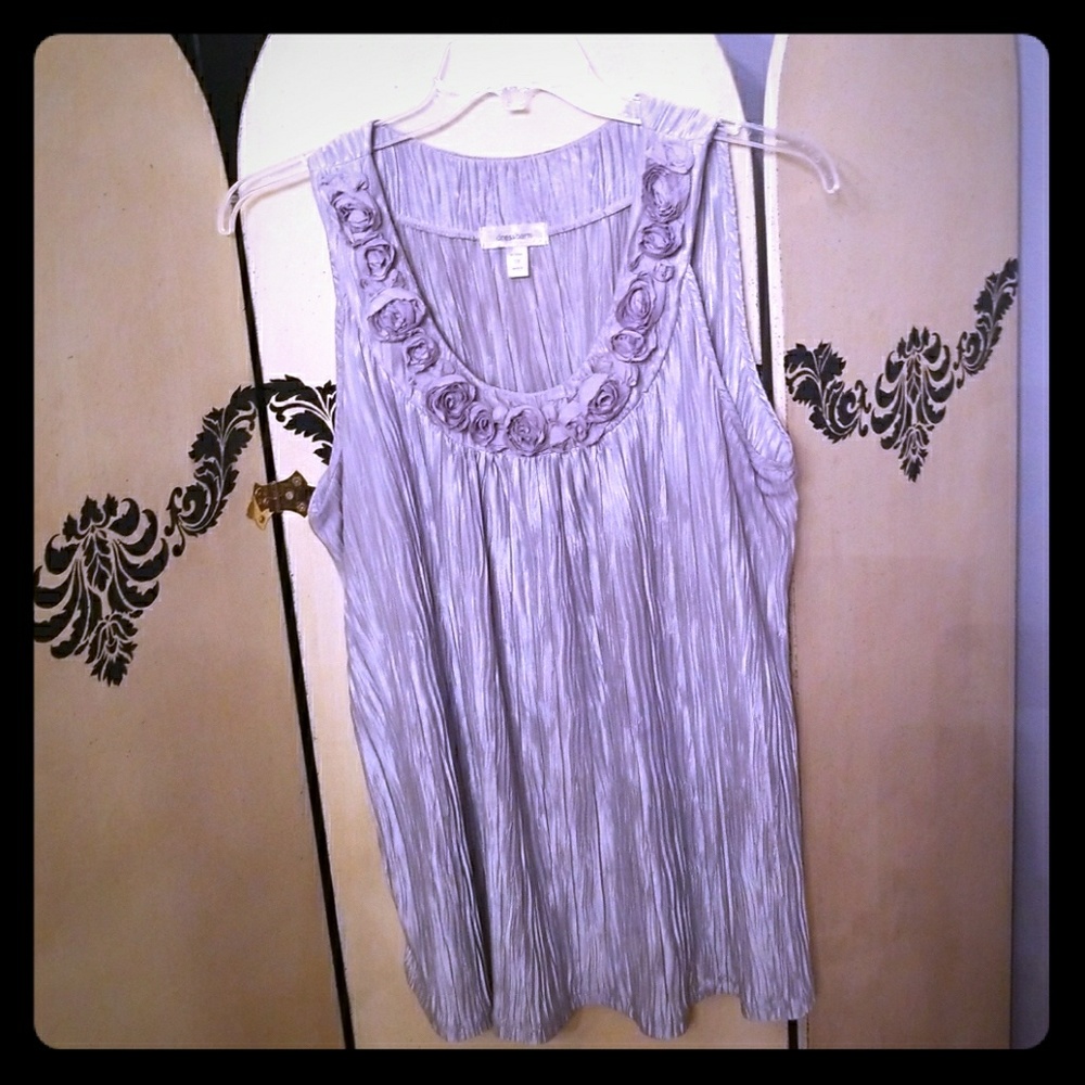 Silver tank top